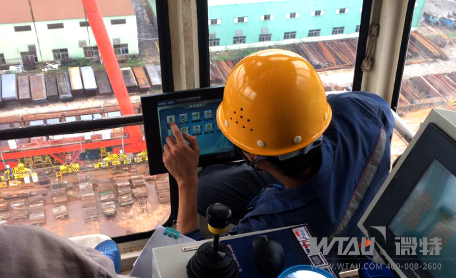 龍門吊監控系統現場安裝調試